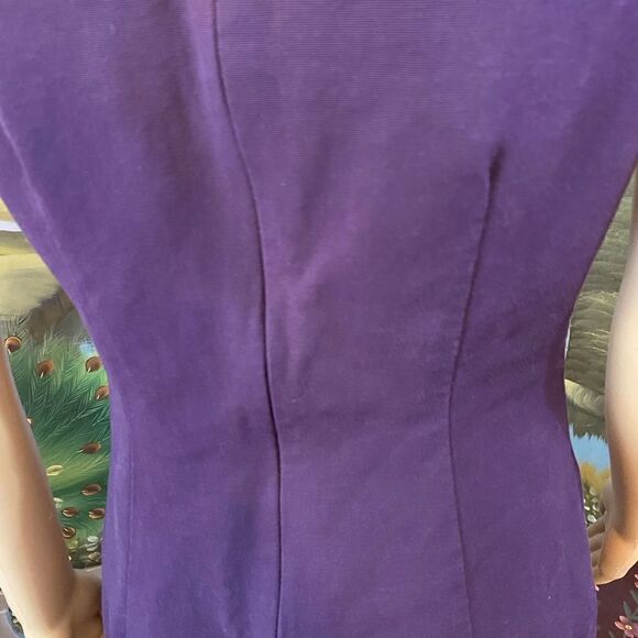 Purple Sheath Dress Size 6 - Picture 5 of 7